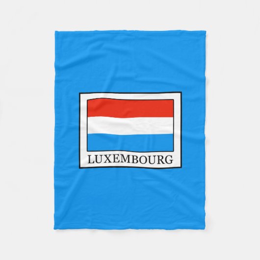 Luxemburg Fleecedecke (Vorderseite)
