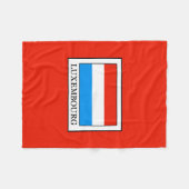 Luxemburg Fleecedecke (Vorderseite (Horizontal))