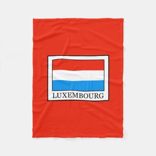 Luxemburg Fleecedecke (Vorderseite)