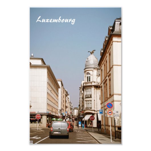 Luxemburg Fotodruck (Vorne)