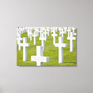 Luxemburg, Hamm. US-Militärfriedhof Leinwanddruck