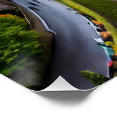 Luxemburg, Hügel und Hügel Poster (Ecke)