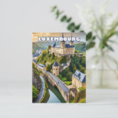 Luxemburg, Hügel und Hügel Postkarte (Stehend Vorderseite)