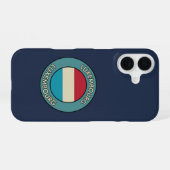 Luxemburg iPhone 16 Hülle (Rückseite (Horizontal))