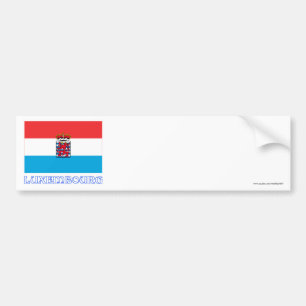 Luxemburg kennzeichnen (de Legis) mit Namen Autoaufkleber
