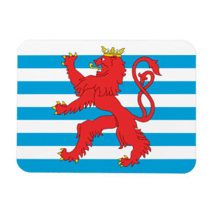 Luxemburg kennzeichnen Magneten - roten Löwe Magnet