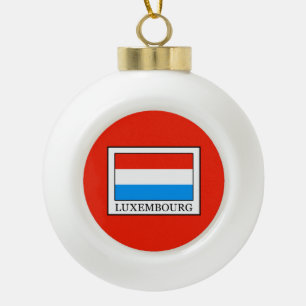 Luxemburg Keramik Kugel-Ornament