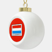 Luxemburg Keramik Kugel-Ornament (Rechts)