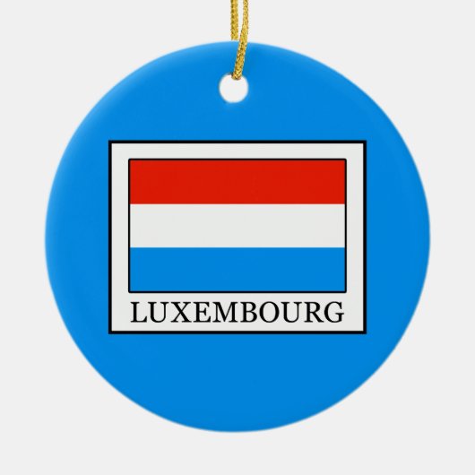 Luxemburg Keramik Ornament (Vorne)