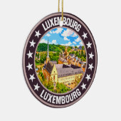 Luxemburg Keramik Ornament (Rechts)