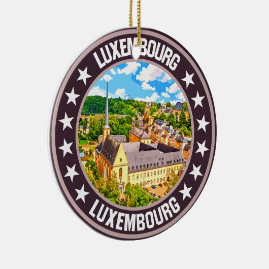 Luxemburg Keramik Ornament (Rechts)
