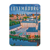 Luxemburg, kosmopolitische und mehrsprachige Stadt Magnet (Vertikal)