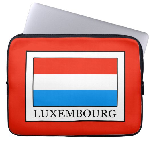 Luxemburg Laptopschutzhülle (Vorderseite)