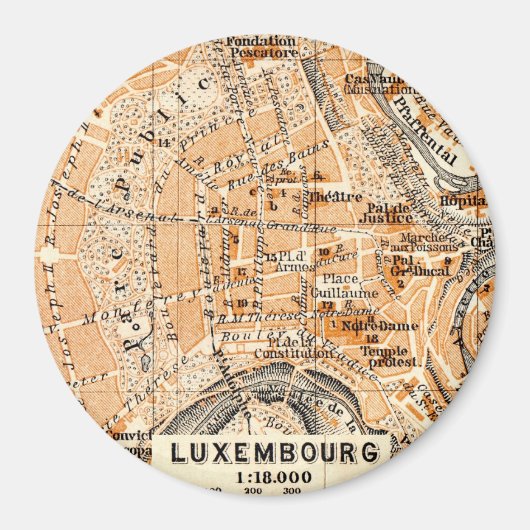 Luxemburg Magnet (Vorne)