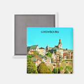 LUXEMBURG MAGNET (Vorderseite/Rückseite)