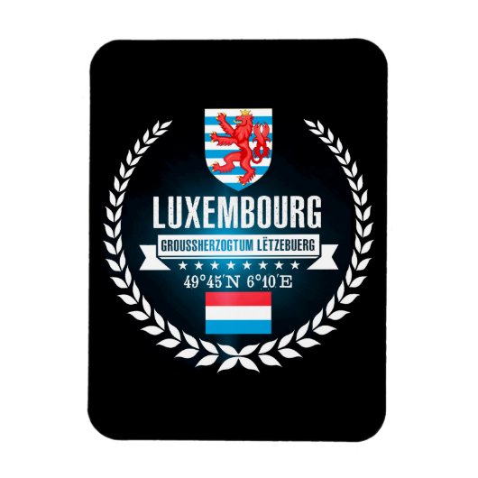 Luxemburg Magnet (Vertikal)