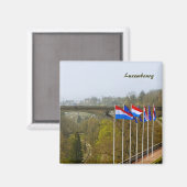 Luxemburg Magnet (Vorderseite/Rückseite)