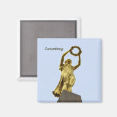 Luxemburg Magnet (Vorderseite/Rückseite)