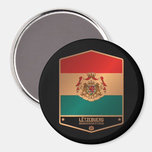 Luxemburg Magnet (Vorderseite/Rückseite)