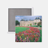 Luxemburg Palace in Paris, Frankreich. Magnet (Vorderseite/Rückseite)