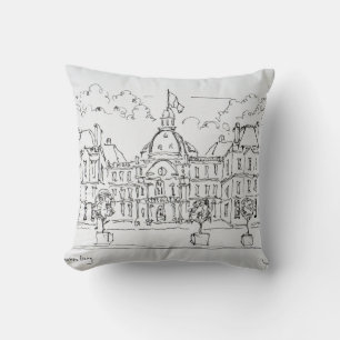 Luxemburg-Palast  Rue de Vaugirard, Paris Kissen