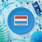 Luxemburg Pappteller (Party)