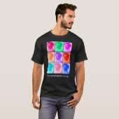 Luxemburg-Pop-Kunst T-Shirt (Vorne ganz)