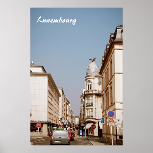 Luxemburg Poster (Vorne)
