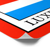 Luxemburg Poster (Ecke)
