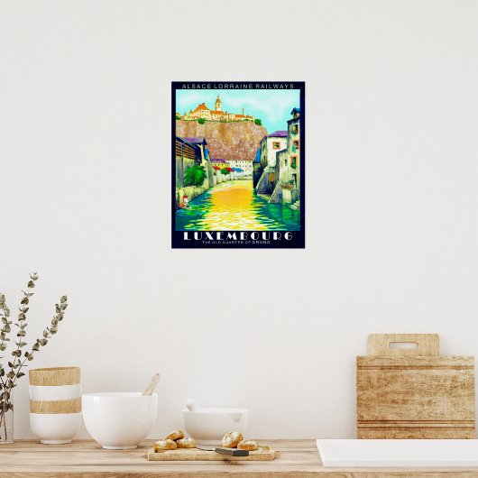 Luxemburg Poster (Küche)
