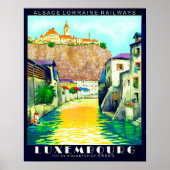 Luxemburg Poster (Vorne)