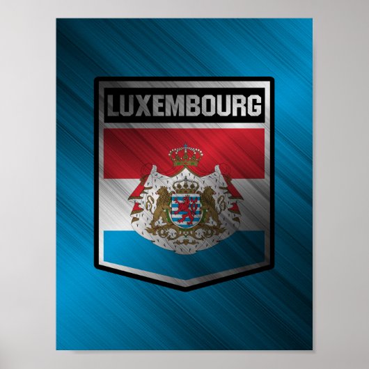 Luxemburg Poster (Vorne)