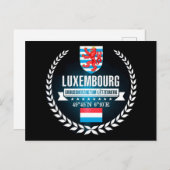Luxemburg Postkarte (Vorne/Hinten)