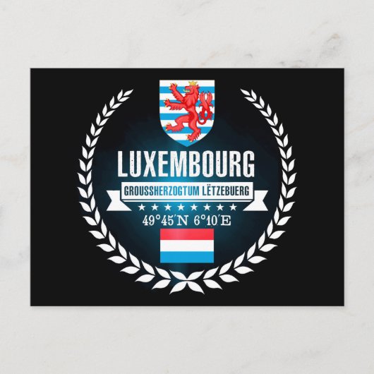 Luxemburg Postkarte (Vorderseite)