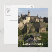 Luxemburg Postkarte (Vorne/Hinten)