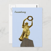 Luxemburg Postkarte (Vorne/Hinten)
