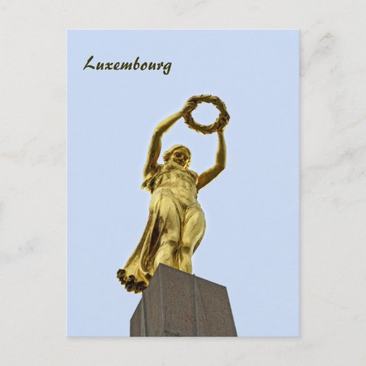Luxemburg Postkarte (Vorderseite)