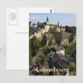 Luxemburg Postkarte (Vorne/Hinten)