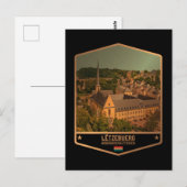 Luxemburg Postkarte (Vorne/Hinten)