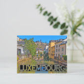 Luxemburg Postkarte (Stehend Vorderseite)