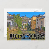 Luxemburg Postkarte (Vorne/Hinten)