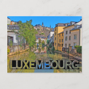 Luxemburg Postkarte