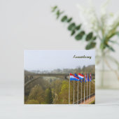 Luxemburg Postkarte (Stehend Vorderseite)