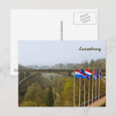 Luxemburg Postkarte (Vorne/Hinten)