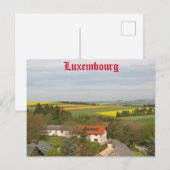Luxemburg Postkarte (Vorne/Hinten)