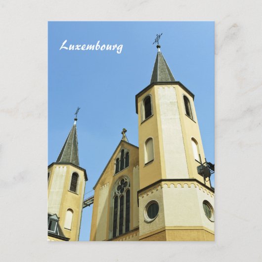 Luxemburg Postkarte (Vorderseite)