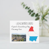 Luxemburg Postkarte (Stehend Vorderseite)