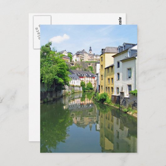 Luxemburg Postkarte (Vorne/Hinten)