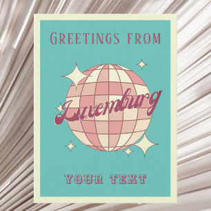 Luxemburg Retro Vintage Postkarte