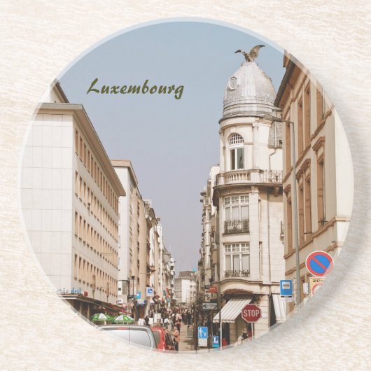 Luxemburg Sandstein Untersetzer (Vorne)